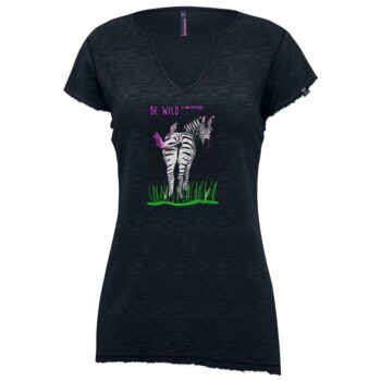 Crazy T-shirt Mandala Black Zebra